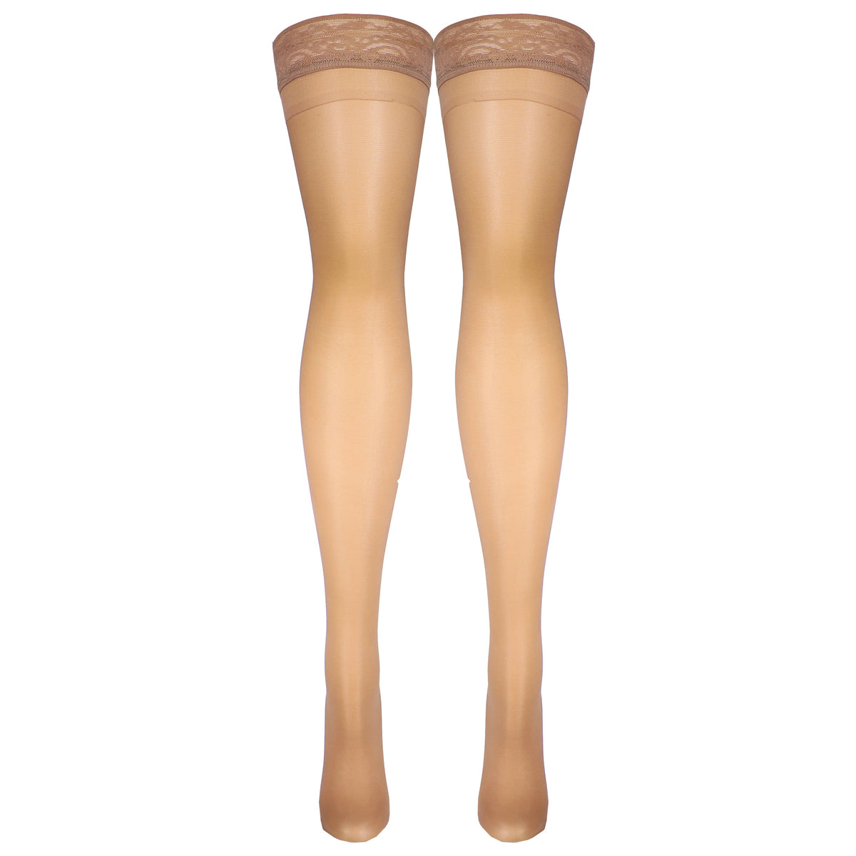 Truform Sheer Compression Stockings, 8-15 mmHg, Women's Thigh High Length, 20 Denier
