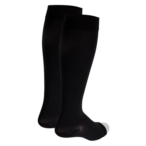 Truform 30-40 mmHg Compression Stockings for Men and Women, Knee High Length, Open Toe