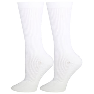 Truform Mid Calf Compression Socks for Men, 15-20 mmHg Medical Support, Crew Length