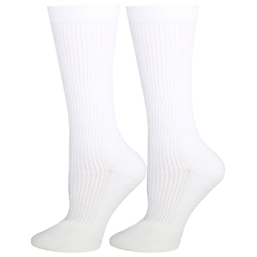 Truform Mid Calf Compression Socks for Men, 15-20 mmHg Medical Support, Crew Length