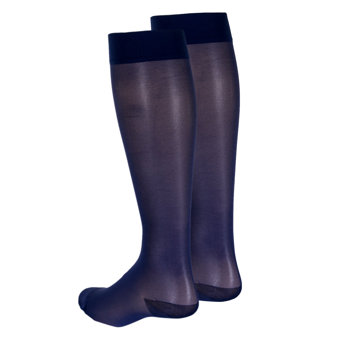 Truform Sheer Compression Stockings, 15-20 mmHg, Women's Knee High Length, 20 Denier