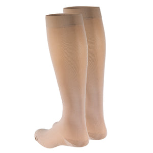 Truform Women's Compression Stockings, 15-20 mmHg, Knee High Length, Closed Toe, Opaque