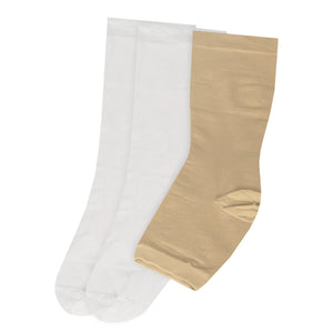 Truform Venous Ulcer Layered Compression Stocking Kit for Men and Women, 30-40 mmHg, Knee High Length, Open Toe