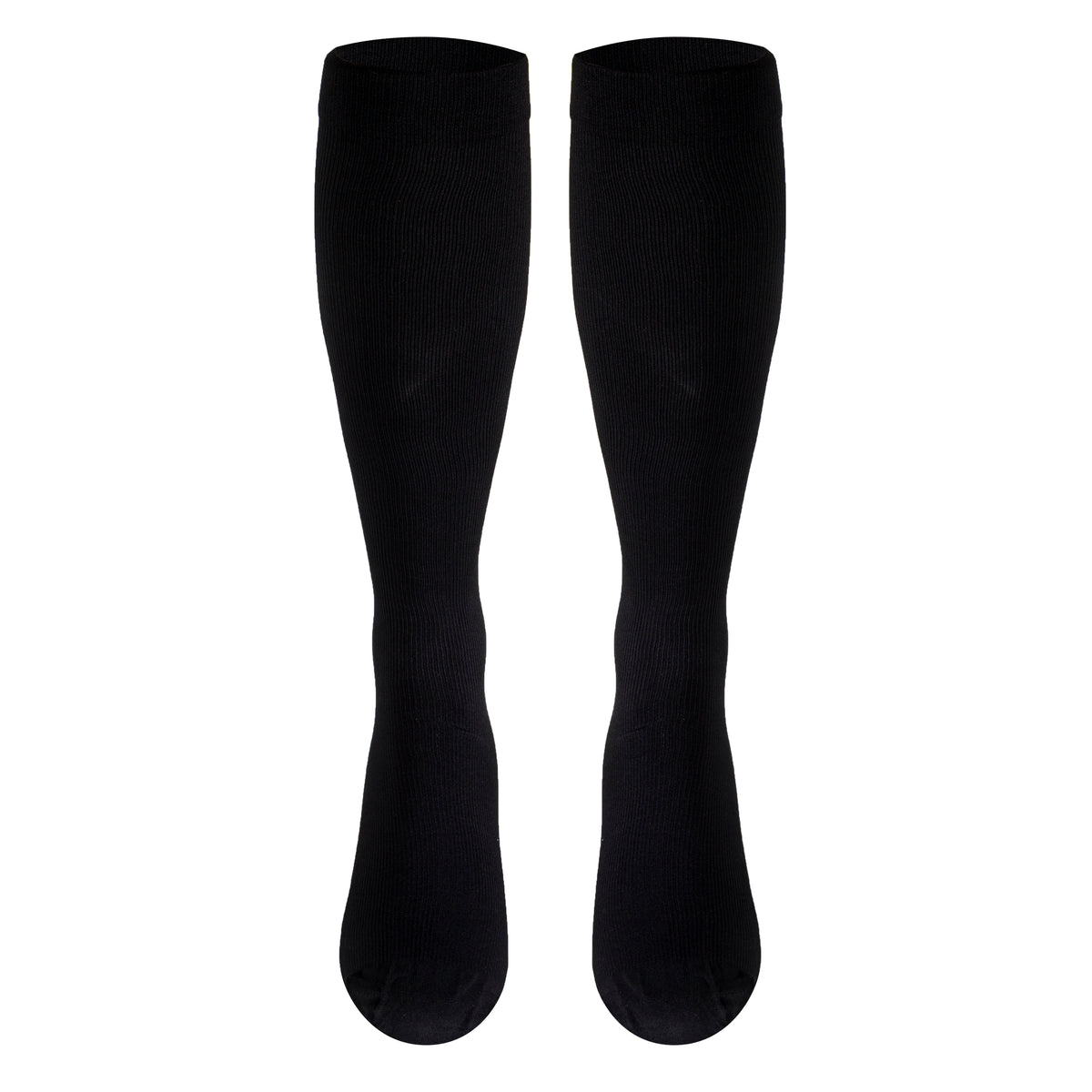 Truform Travel Compression Socks for Men and Women, 15-20 Knee High Over Calf Length