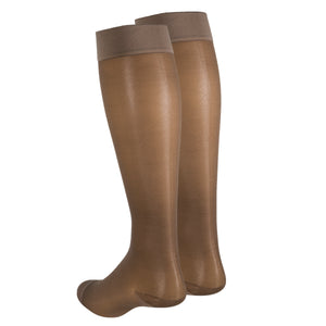 Truform Sheer Compression Stockings, 15-20 mmHg, Women's Knee High Length, 20 Denier