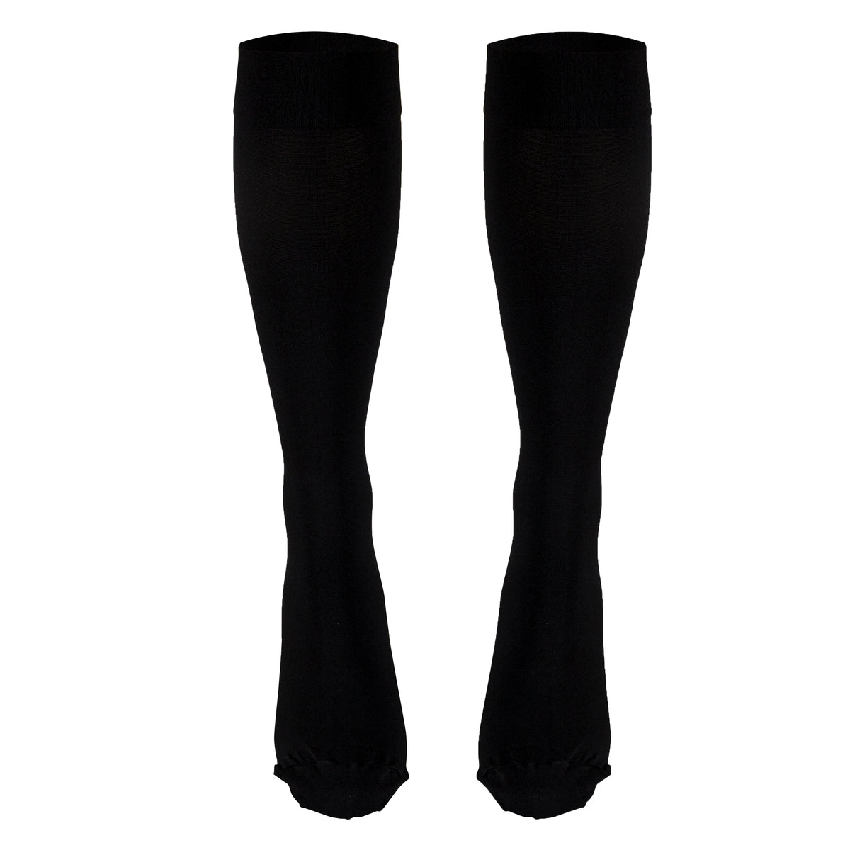 Truform 15-20 mmHg Compression Stockings for Men and Women, Knee High Length, Closed Toe