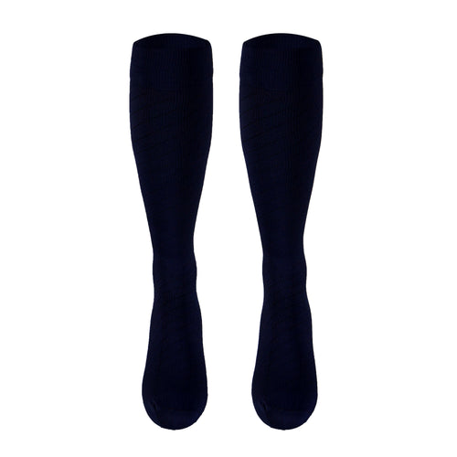 Truform Travel Compression Socks for Men and Women, 15-20 Knee High Over Calf Length