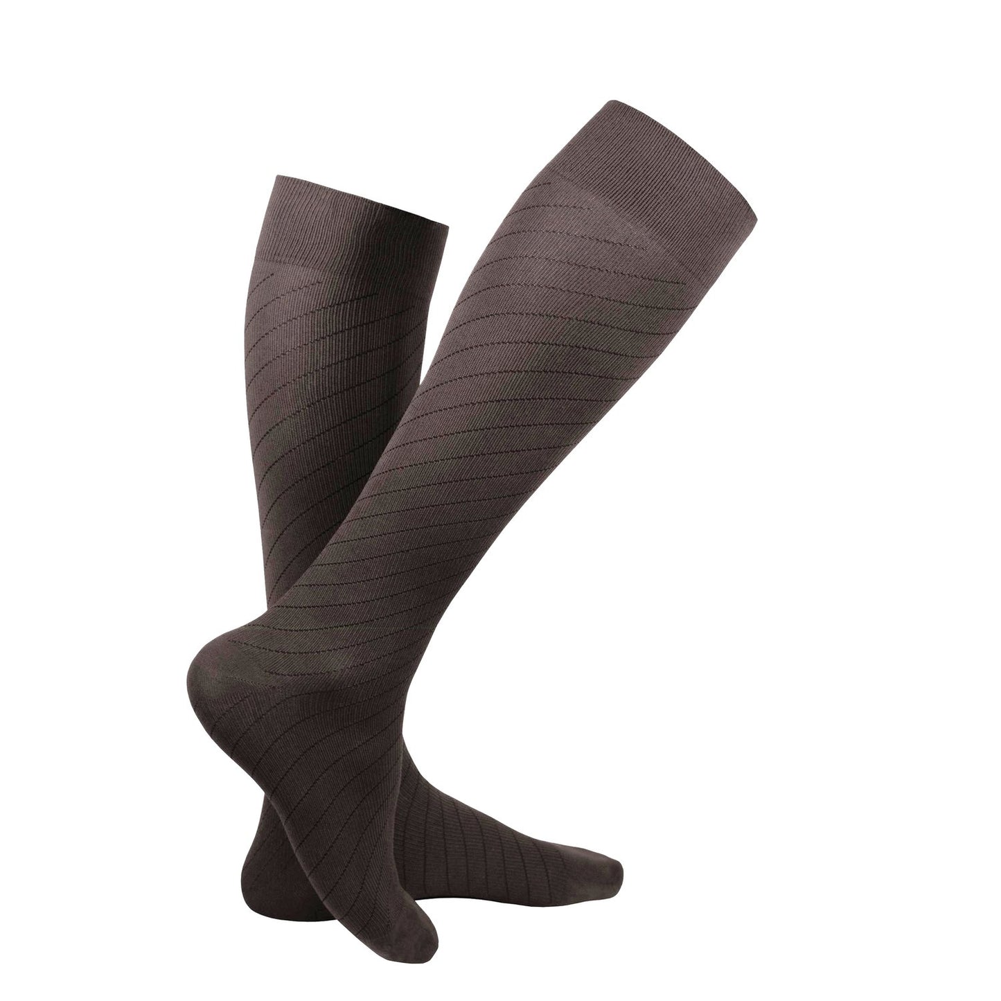 Truform Travel Compression Socks for Men and Women, 15-20 Knee High Over Calf Length
