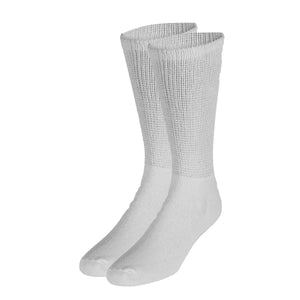 Truform Diabetic Socks for Men and Women, Medical Style Crew Length, Mid Calf Height, 3 pairs