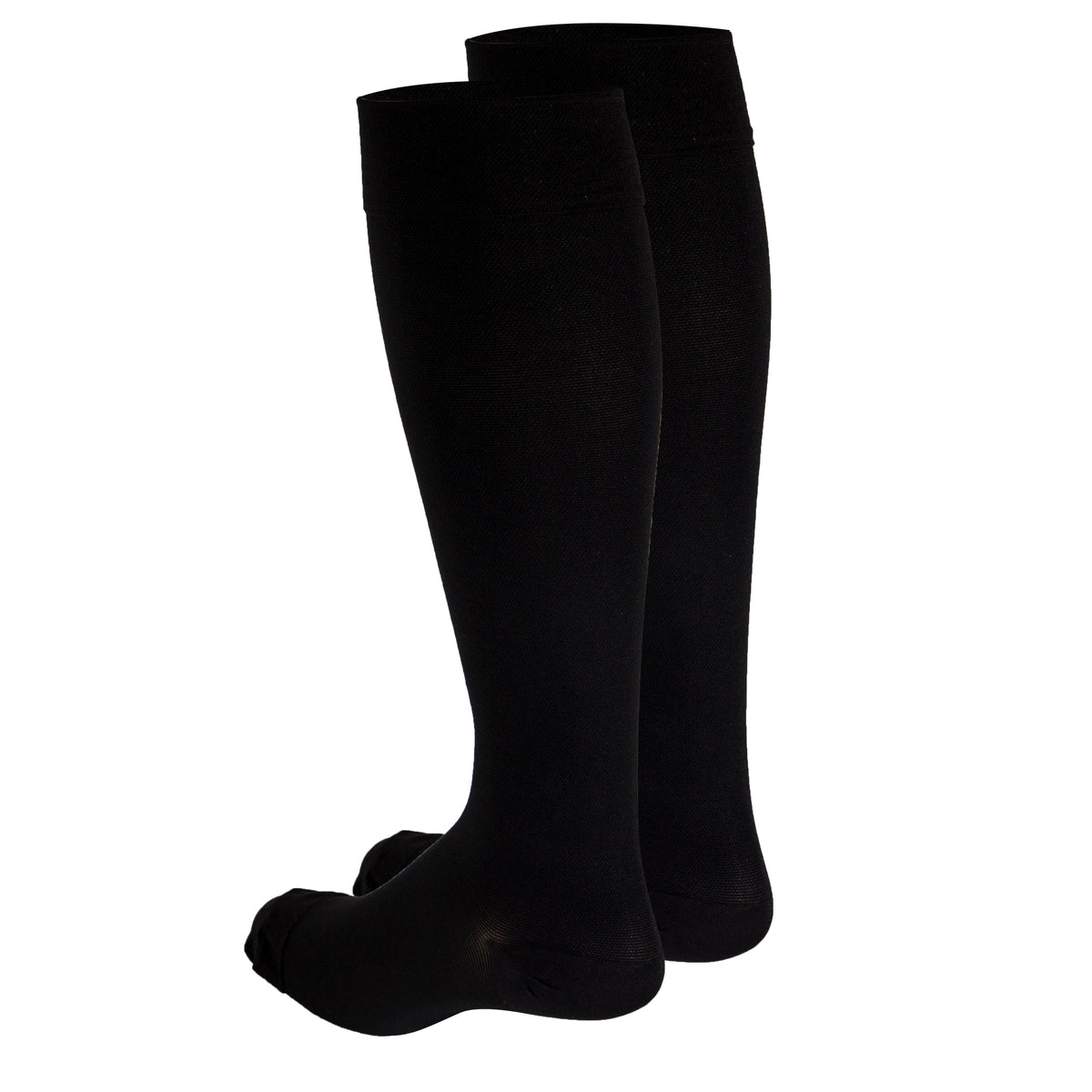 Truform 20-30 mmHg Compression Stockings for Men and Women, Knee High Length, Open Toe