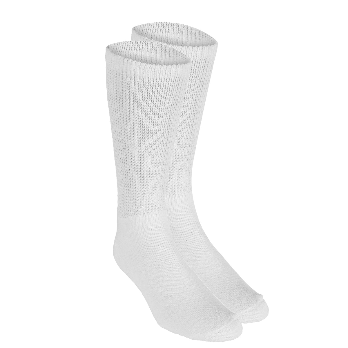 Truform Premiere Diabetic Socks for Men and Women, Medical Style Crew Length, Mid Calf Height