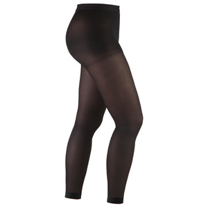 Truform Women's 20-30 mmHg Medical Compression Tights, Footless Opaque Shapewear Support Pantyhose