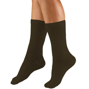 Truform Mid Calf Compression Socks for Men, 15-20 mmHg Medical Support, Crew Length