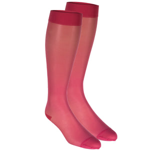 Truform Sheer Compression Stockings, 15-20 mmHg, Women's Knee High Length, 20 Denier