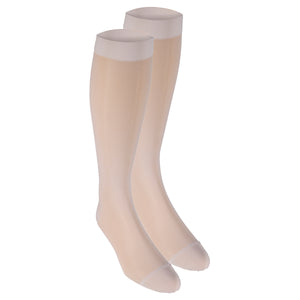 Truform Sheer Compression Stockings, 15-20 mmHg, Women's Knee High Length, 20 Denier