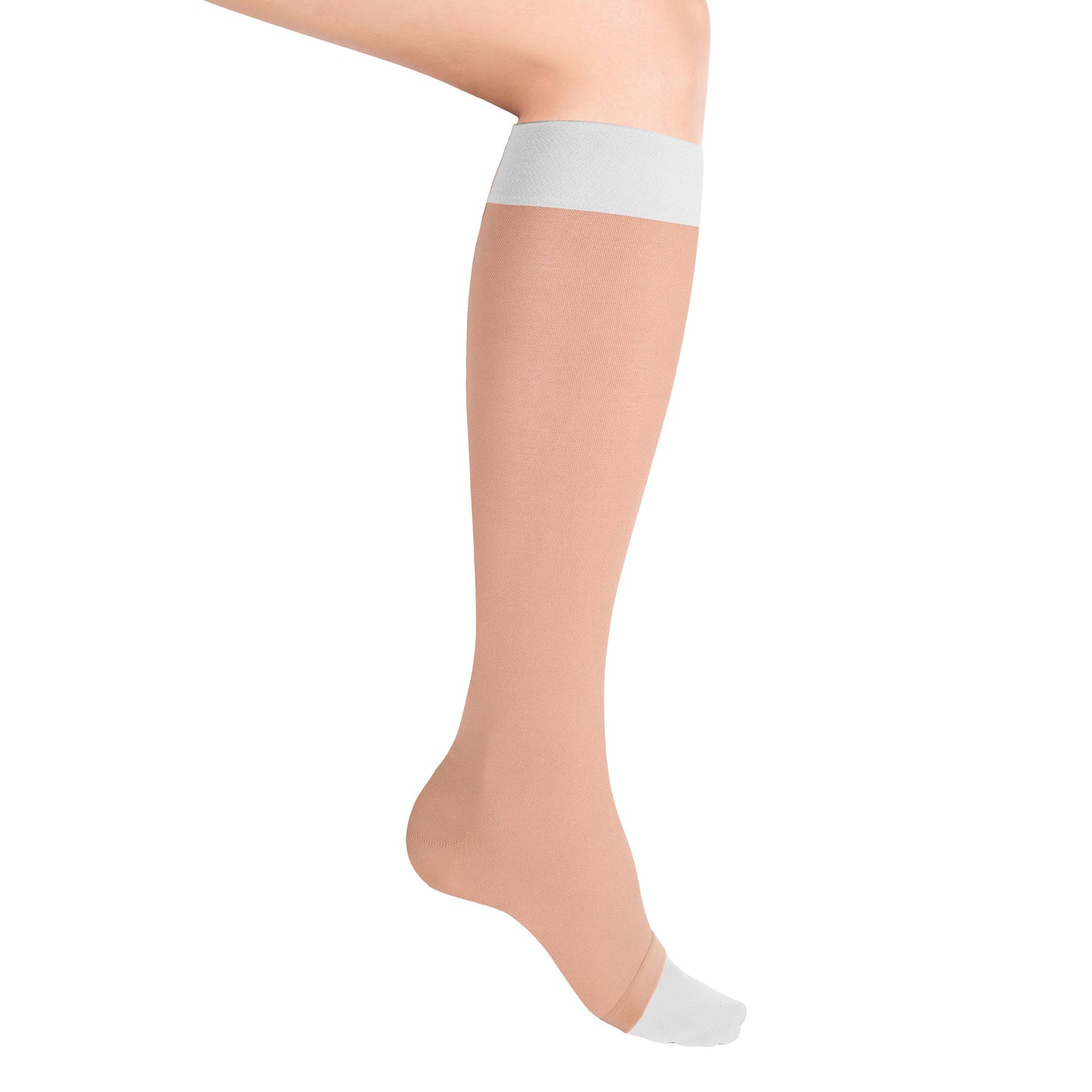 Truform Venous Ulcer Layered Compression Stocking Kit for Men and Women, 30-40 mmHg, Knee High Length, Open Toe