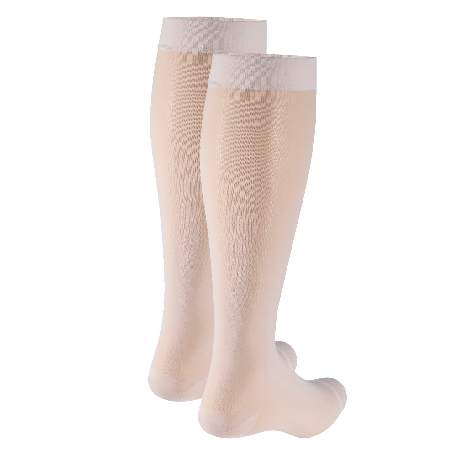 Truform Sheer Compression Stockings, 15-20 mmHg, Women's Knee High Length, 20 Denier