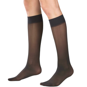 Truform Sheer Compression Stockings, 8-15 mmHg, Women's Knee High Length, 20 Denier