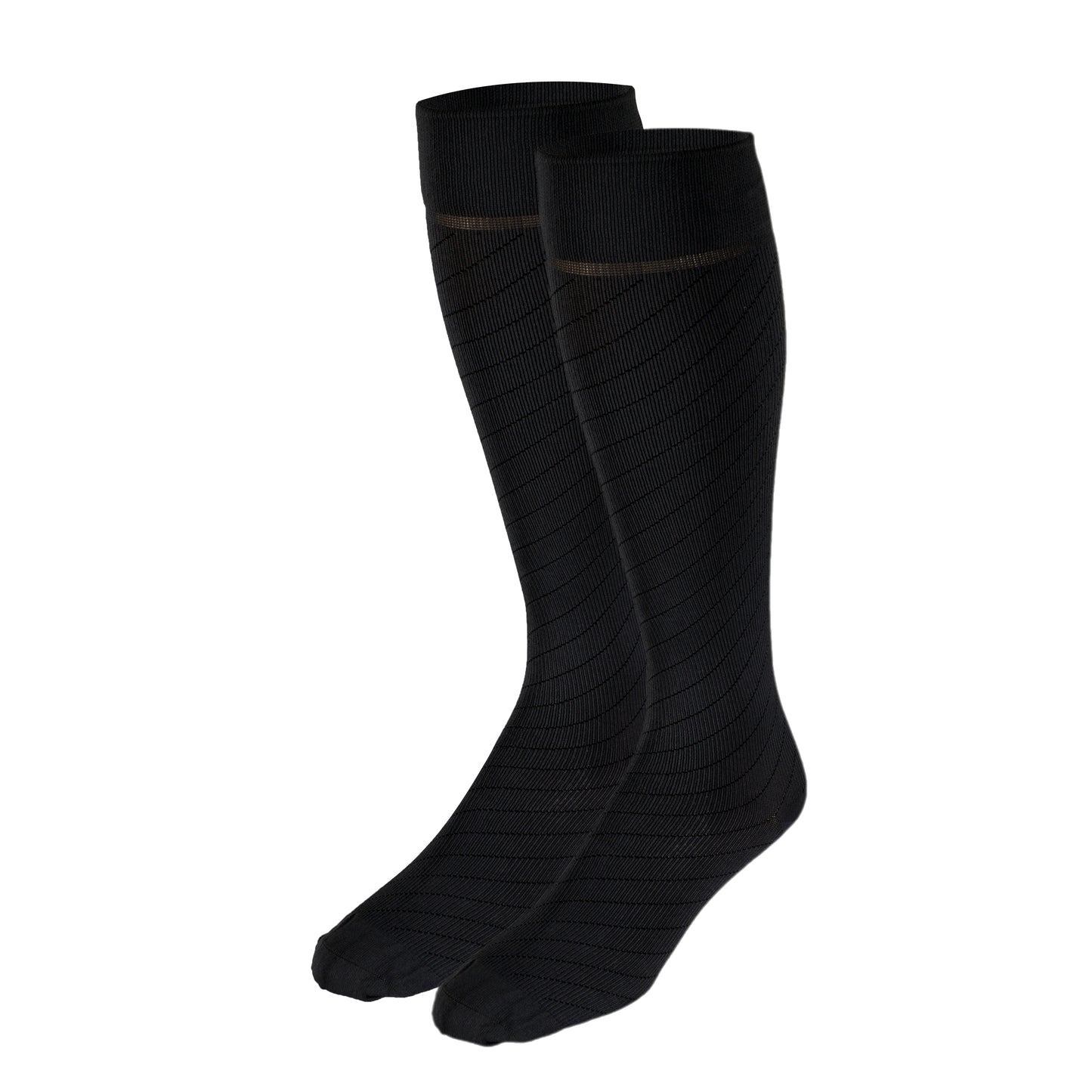 Truform Travel Compression Socks for Men and Women, 15-20 Knee High Over Calf Length