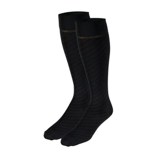Truform Travel Compression Socks for Men and Women, 15-20 Knee High Over Calf Length