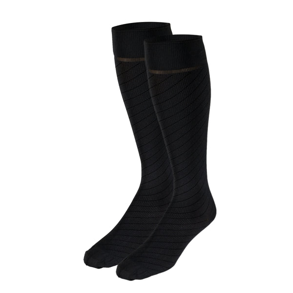 Truform Travel Compression Socks for Men and Women, 15-20 Knee High Over Calf Length