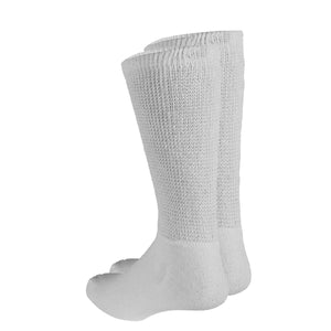Truform Diabetic Socks for Men and Women, Medical Style Crew Length, Mid Calf Height, 3 pairs
