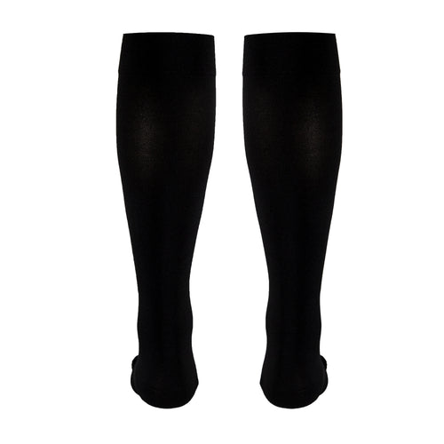 Truform 15-20 mmHg Compression Stockings for Men and Women, Knee High Length, Closed Toe