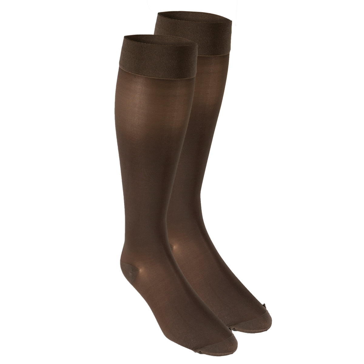Truform Sheer Compression Stockings, 30-40 mmHg, Women's Knee High Length, 30 Denier