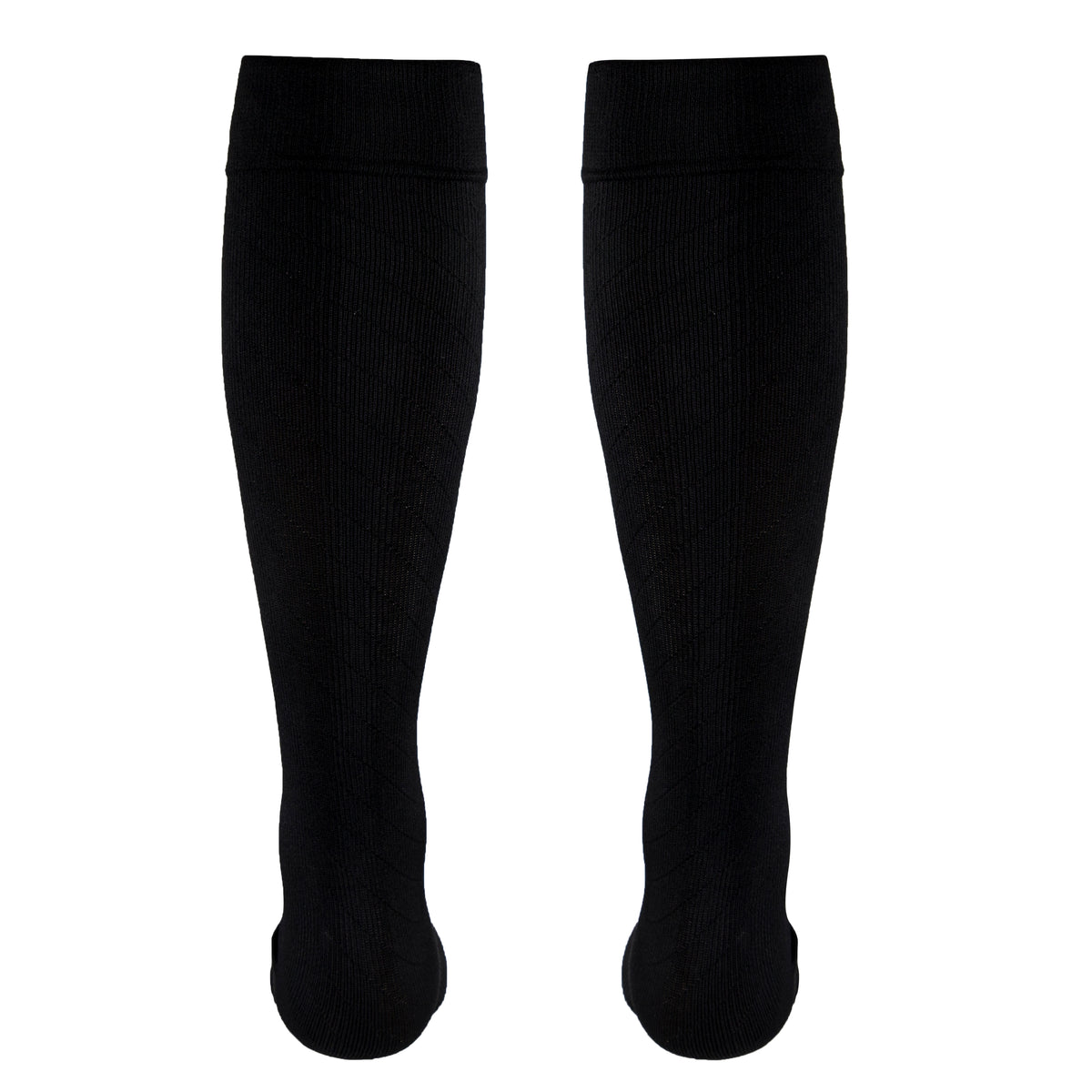 Truform Travel Compression Socks for Men and Women, 15-20 Knee High Over Calf Length