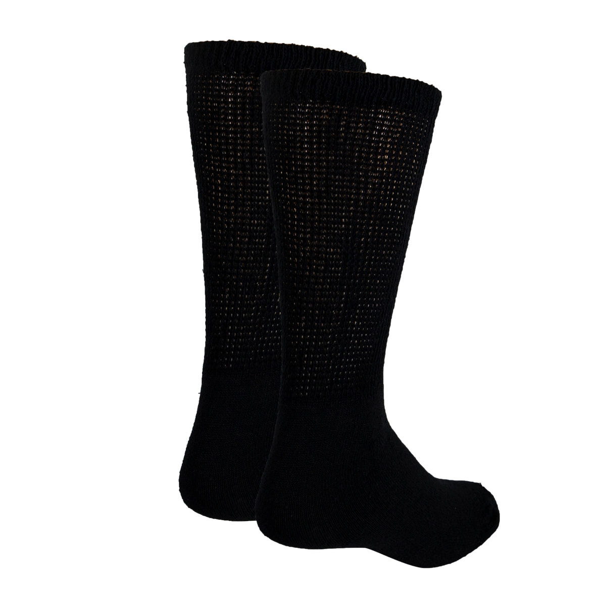 Truform Diabetic Socks for Men and Women, Medical Style Crew Length, Mid Calf Height, 3 pairs