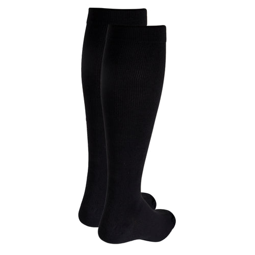 Truform Compression Socks, 15-20 mmHg, Men's Dress Socks, Knee High Over Calf Length