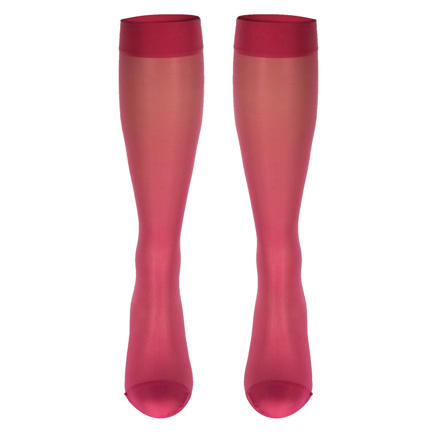 Truform Sheer Compression Stockings, 15-20 mmHg, Women's Knee High Length, 20 Denier