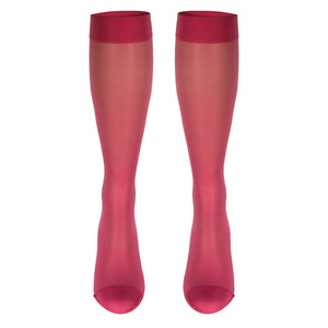 Truform Sheer Compression Stockings, 15-20 mmHg, Women's Knee High Length, 20 Denier