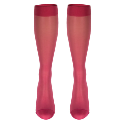 Truform Sheer Compression Stockings, 15-20 mmHg, Women's Knee High Length, 20 Denier