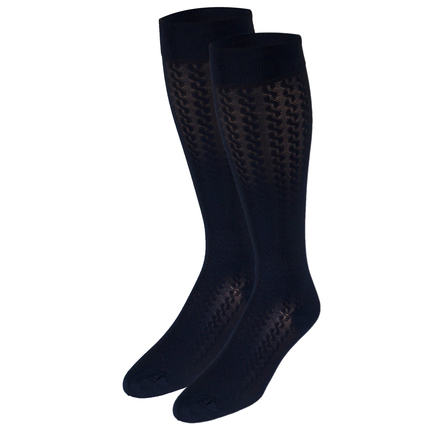 Truform Compression Socks, 15-20 mmHg, Women's Dress Socks, Knee High Over Calf Length