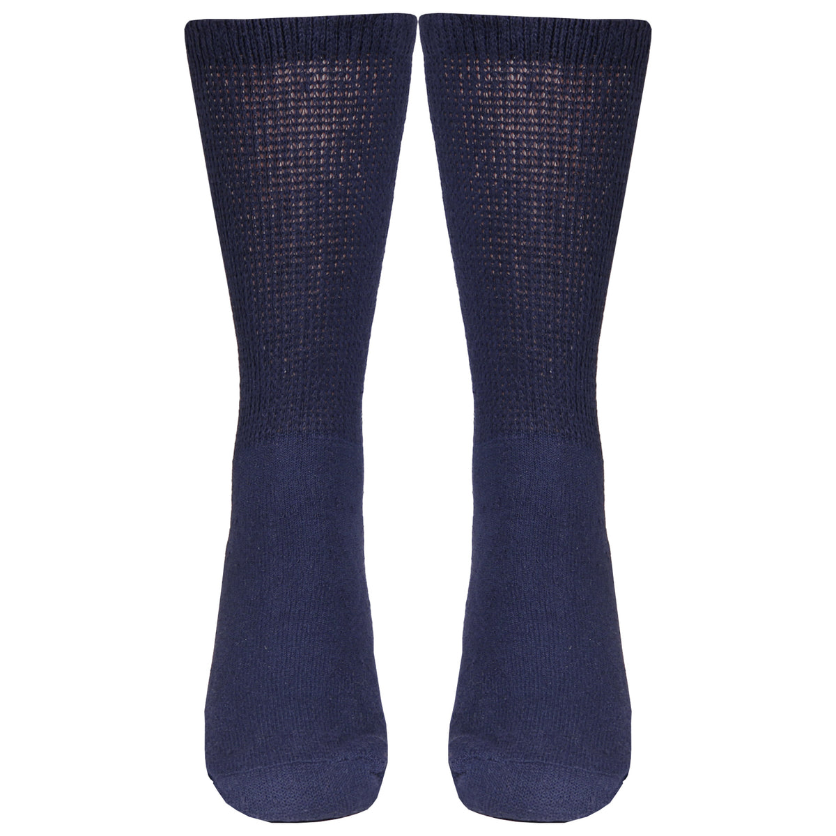 Truform Diabetic Socks for Men and Women, Medical Style Crew Length, Mid Calf Height, 3 pairs