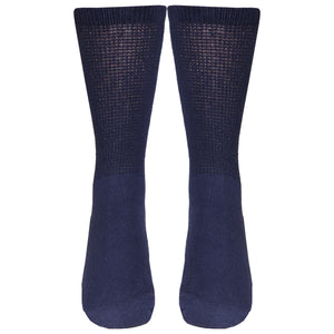 Truform Diabetic Socks for Men and Women, Medical Style Crew Length, Mid Calf Height, 3 pairs
