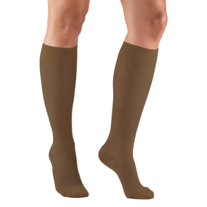 Truform Sheer Compression Stockings, 15-20 mmHg, Women's Knee High Length, 20 Denier