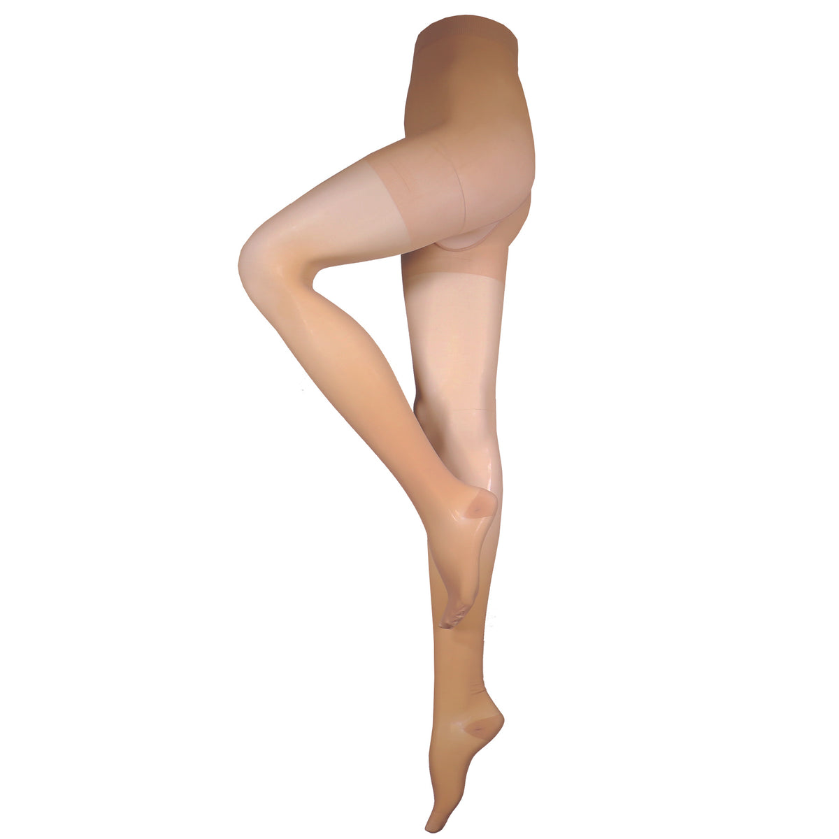 Truform Sheer Compression Pantyhose, 20-30 mmHg, Women's Shaping Tights, 20 Denier