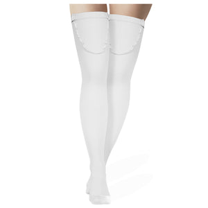 Truform Surgical Stockings, 18 mmHg Compression for Men and Women, Thigh High Length, Closed Toe