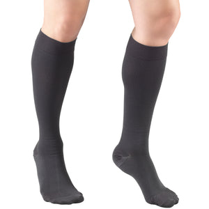 Truform 20-30 mmHg Compression Stockings for Men and Women, Knee High Length, Closed Toe