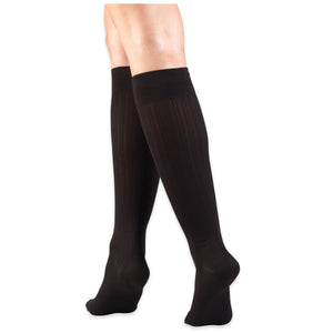 Truform Medical Compression Socks, 20-30 mmHg, Women's Dress Socks, Knee High Over Calf Length