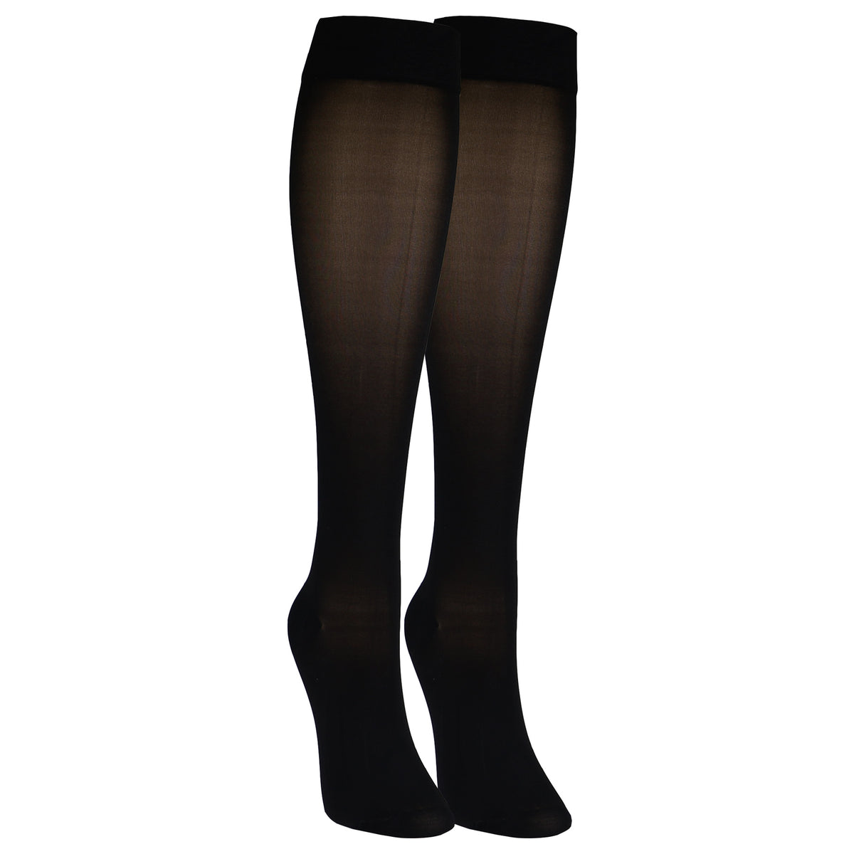 Truform Sheer Compression Stockings, 30-40 mmHg, Women's Knee High Length, 30 Denier