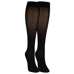 Truform Sheer Compression Stockings, 30-40 mmHg, Women's Knee High Length, 30 Denier