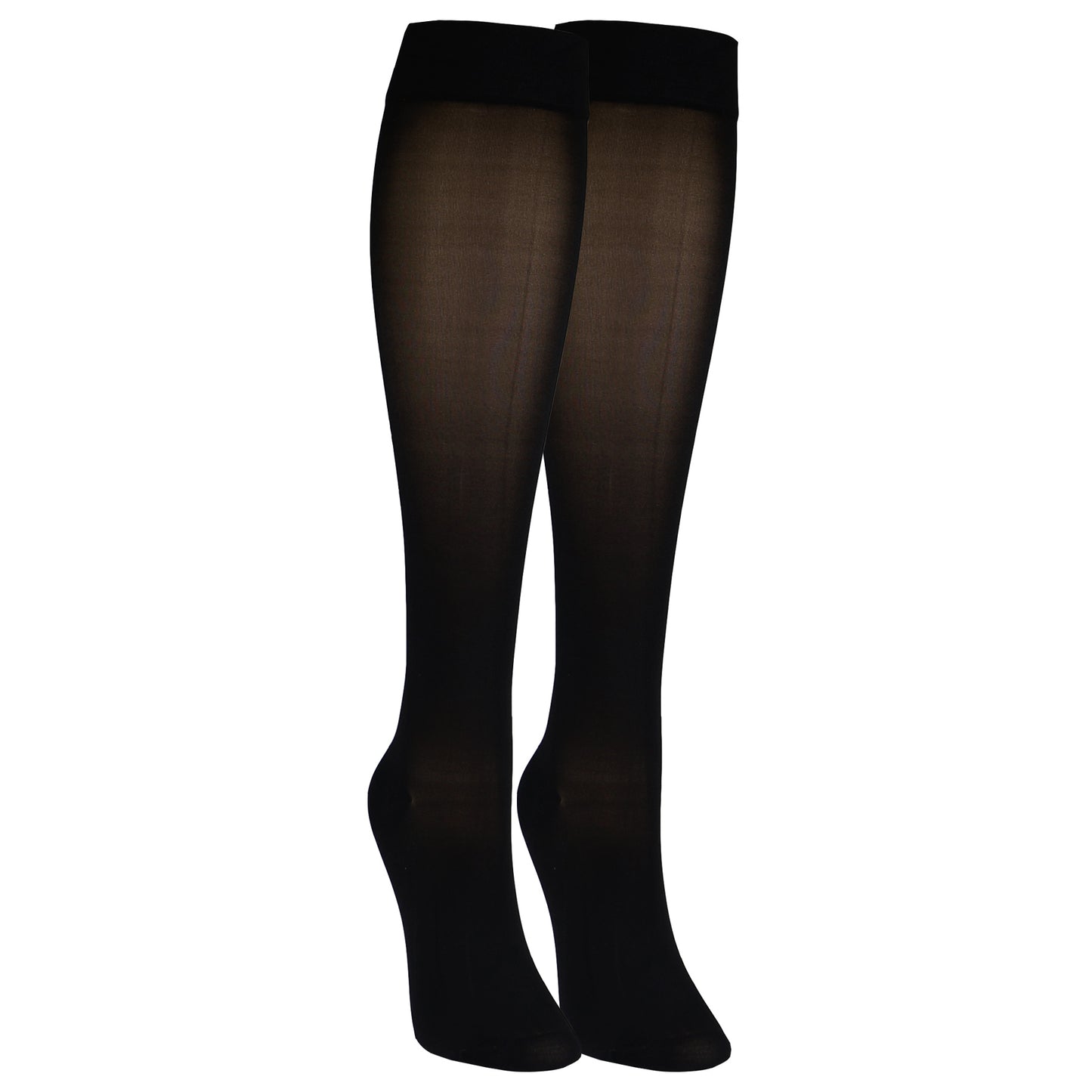 Truform Sheer Compression Stockings, 20-30 mmHg, Women's Knee High Length, 30 Denier