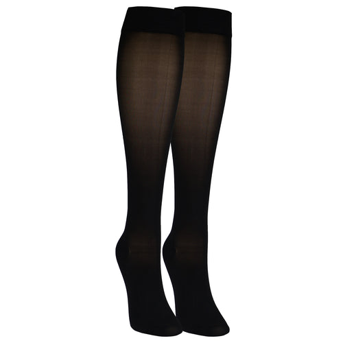 Truform Sheer Compression Stockings, 20-30 mmHg, Women's Knee High Length, 30 Denier