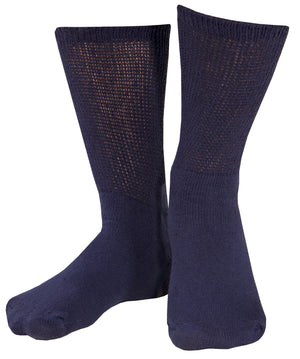 Truform Diabetic Socks for Men and Women, Medical Style Crew Length, Mid Calf Height, 3 pairs