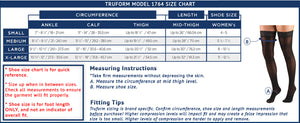 Truform Sheer Compression Stockings, 8-15 mmHg, Women's Thigh High Length, 20 Denier