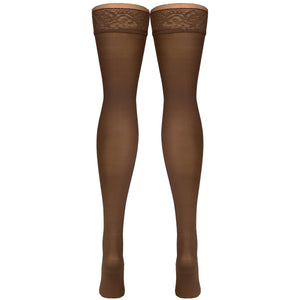 Truform Sheer Compression Stockings, 20-30 mmHg, Women's Thigh High Length, 30 Denier