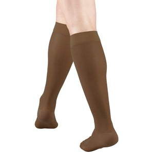 Truform Sheer Compression Stockings, 15-20 mmHg, Women's Knee High Length, 20 Denier